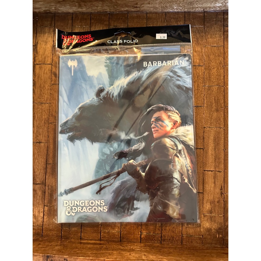 Dungeons & Dragons Barbarian Class Folio Spell Cards‎ Character Sheets